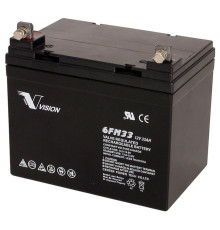 Аккумуляторная батарея Vision 12V 33AH (6FM33E-X) AGM