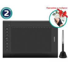 Графический планшет Huion H610Pro V2 + перчатка