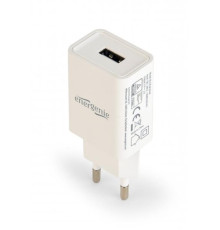 Мережевий зарядний пристрій EnerGenie (1USBх2.1A) White (EG-UC2A-03-W)