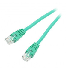 Патч-корд UTP Cablexpert (PP6U-0.25M/G) cat.6, літий, 50u штекер із засувкою, 0.25 м, зелений