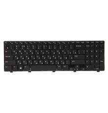 Клавіатура PowerPlant для ноутбука Dell Inspiron 15: 3521; Vostro: 2521 чорний, чорний фрейм (KB310135)