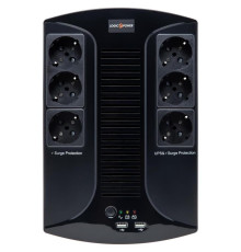 Джерело безперебійного живлення LogicPower 650VA-6PS