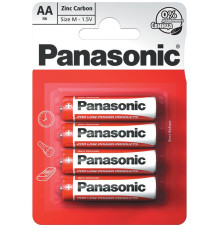 Батарейка Panasonic Red Zinc AA/LR06 BL 4 шт
