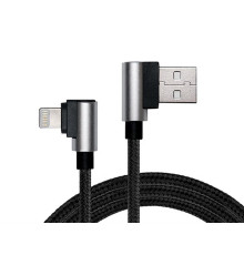 Кабель REAL-EL Premium USB - Lightning (M/M), 1 м, чорний (EL123500034)