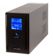ИБП LogicPower LPM-UL625VA, Lin.int., AVR, 2 x евро, USB, LCD, металл