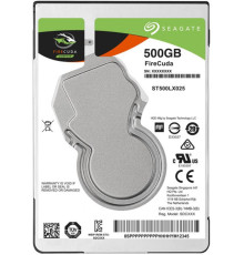 Накопитель HDD 2.5" SATA  500GB Seagate FireCuda 5400rpm 128MB (ST500LX025)