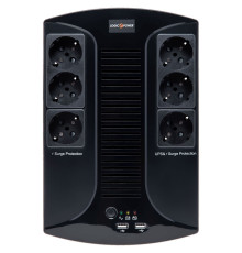 Джерело безперебійного живлення LogicPower 850VA-6PS