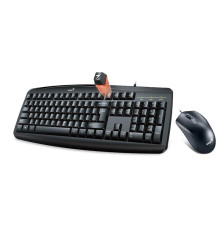 Комплект (клавіатура, мишка) Genius KM-200 (31330003410) Ukr Black USB