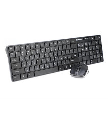 Комплект (клавіатура, миша) бездротовий REAL-EL Comfort 9010 Kit Black USB