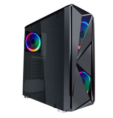 Корпус 1stPlayer F4-3R1 Color LED Black 500W