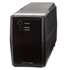 ИБП LogicPower LPM-625VA-P,Lin.int., AVR, 2 x евро, пластик