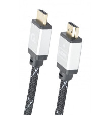 Кабель Cablexpert HDMI - HDMI V 1.4 (M/M), 1 м, черный/серый (CCB-HDMIL-1M) коробка