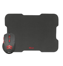 Мишка Trust Ziva (21963) Black USB + килимок