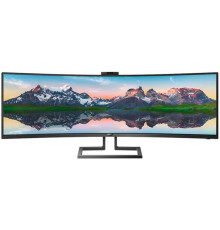 Монiтор Philips 48.8" 499P9H/00 VA Black Curved