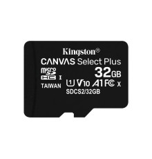 Карта памяти MicroSDHC  32GB UHS-I Class 10 Kingston Canvas Select Plus R100MB/s (SDCS2/32GBSP)