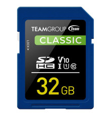 Карта пам`яті SDHC 32GB UHS-I Class 10 Team Classic (TSDHC32GIV1001)