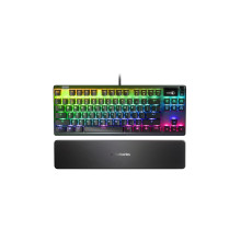 Клавiатура SteelSeries Apex 7 TKL Red Switch (64646) Black USB