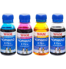Комплект чернил WWM EPSON Stylus CX3700/T26/TX106/TX206/TX419 B/C/M/Y (E73SET-2) 4*100г