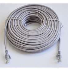 Патч-корд литий, UTP, RJ45, Cat.5e, 30m, сірий (4964)
