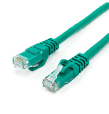 Патч-корд UTP Atcom RJ45, Cat.6, мідь, 3 м, зелений