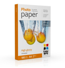 Фотобумага ColorWay глянцевая 230г/м2 A4 100 л. (PG230100A4)
