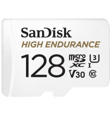 Карта пам`ятi MicroSDXC 128GB UHS-I/U3 Class 10 SanDisk High Endurance R100/W40MB/s + SD-adapter (SDSQQNR-128G-GN6IA)