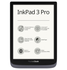Електронна книга PocketBook InkPad3 Pro 740 Metallic Grey (PB740-2-J-WW)