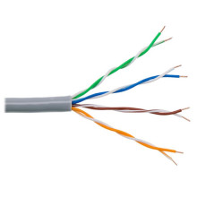 Кабель вита пара Atcom (60510) Standard FTP, 0.51мм, ССА, CAT6, 1Gb/s, 305м