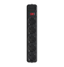 Фільтр живлення Gembird Power Cube 5 розеток 1,8м (SPG5-G-6B) чорний