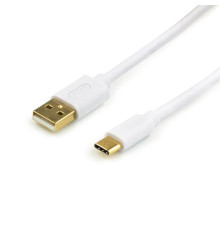 Кабель Atcom (17425) USB 2.0 AM/USB type C, 0.8м, белый