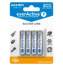 Аккумулятор everActive AAA/HR03 Ni-MH 800mAh BL 4шт