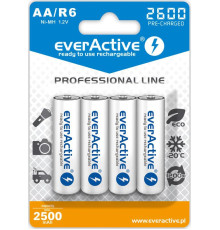 Аккумулятор everActive AA/HR06 Ni-MH 2600mAh BL 4шт