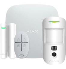 Комплект охранной сигнализации Ajax StarterKit Cam White (16583.42.WH1/20293.58.WH1/25468.58.WH1)