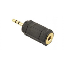 Адаптер Cablexpert 2.5 мм - 3.5 мм (M/F), черный (A-3.5F-2.5M)