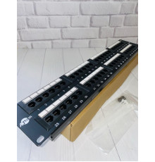 Патч-панель ATcom P6048 19" 48хRJ-45 UTP 2U cat.6