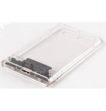 Внешний карман USB3.0 для HDD/SSD SATA 2.5" AgeStar 3UB2P4 Transparent