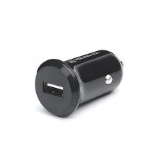 Автомобільний зарядний пристрій REAL-EL CA-12 (1USBx1A) Black