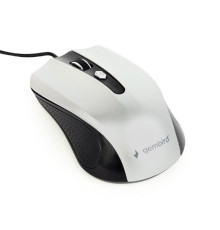 Миша Gembird MUS-4B-01-BS Black/Silver