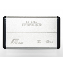 Зовнішня кишеня Frime SATA HDD/SSD 2.5", USB 3.0, Metal, Silver (FHE21.25U30)