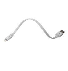 Кабель ColorWay USB - Lightning (M/M), 0.25 м, White (CW-CBUM-LM25W)