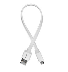 Кабель ColorWay USB - micro USB (M/M), 0.25 м, White (CW-CBUM-MUM25W)