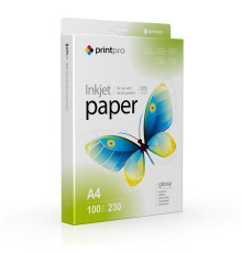 Фотопапір PrintPro глянцевий 230г/м2 A4 100арк (PGE230100A4)