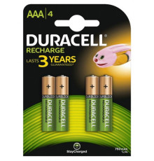 Аккумулятор Duracell Recharge DC2400 Ni-MH AAA/HR03 750 mAh BL 4шт