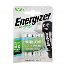 Аккумуляторы Energizer Recharge Extreme AAA/HR03 LSD Ni-MH 800 mAh BL 4шт