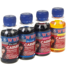 Комплект чернил WWM Universal Carmen В/C/M/Y(CARMEN.SET-2) 4*100г