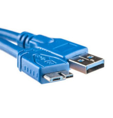 Кабель PowerPlant (KD00AS1230) USB3.0(AM)-MicroUSB3.0(BM), 0.5м, Blue