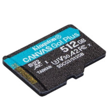 Карта пам`яті MicroSDXC 512GB UHS-I/U3 Class 10 Kingston Canvas Go! Plus R170/W90MB/s (SDCG3/512GBSP)
