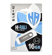 Флеш-накопичувач USB3.0 16GB Hi-Rali Shuttle Series Silver (HI-16GB3SHSL)