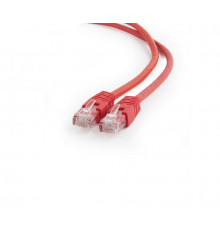 Патч-корд UTP Cablexpert (PP6U-0.25M/R) cat.6, літий, 50u штекер із засувкою, 0.25 м, червоний