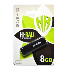 Флеш-накопичувач USB 8GB Hi-Rali Taga Series Black (HI-8GBTAGBK)